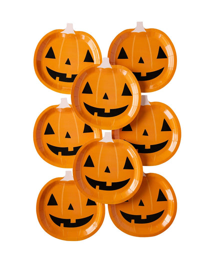 Pumpkin Shaped Plates