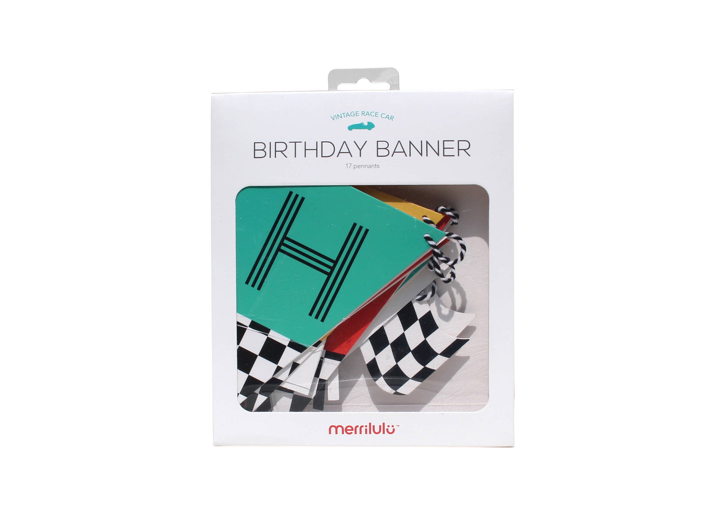 Vintage Race Car - Birthday Banner