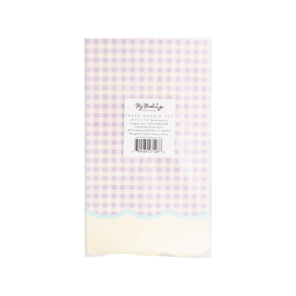 Gingham Napkin Set