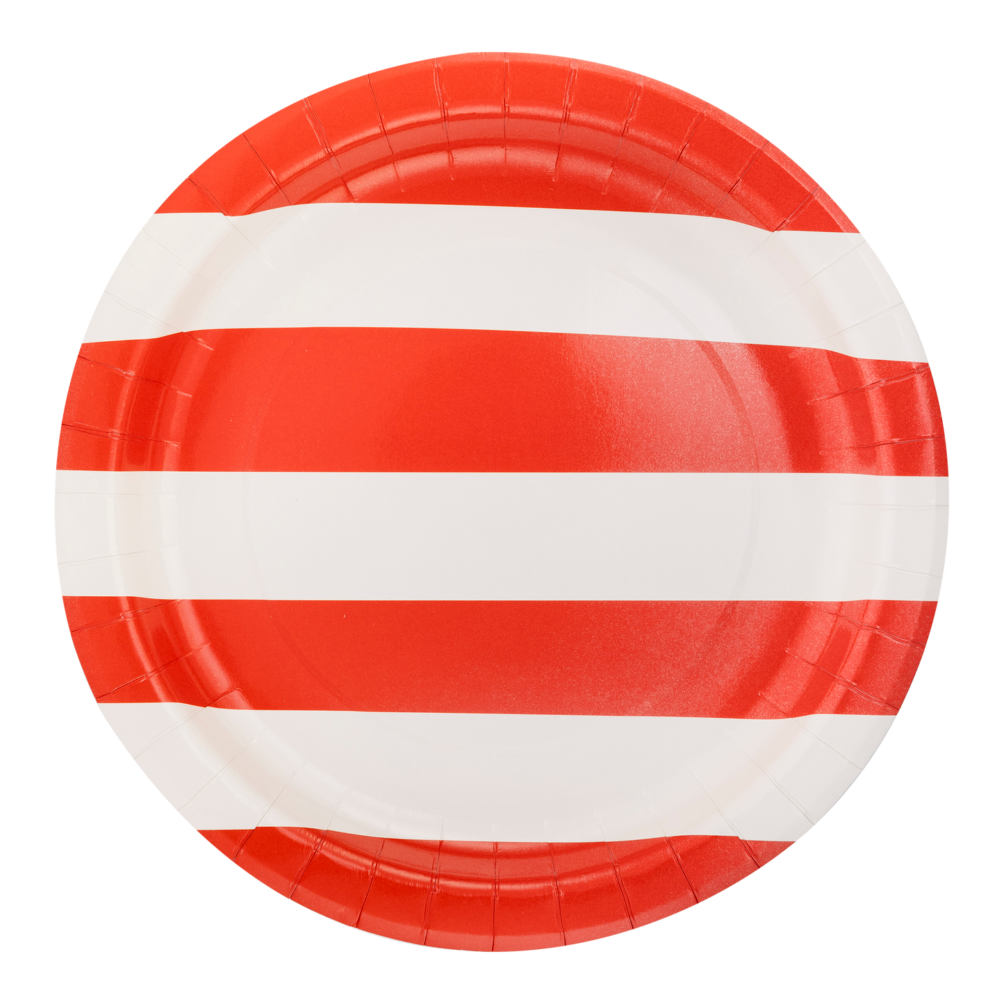 Lady Liberty Red Striped Paper Plate