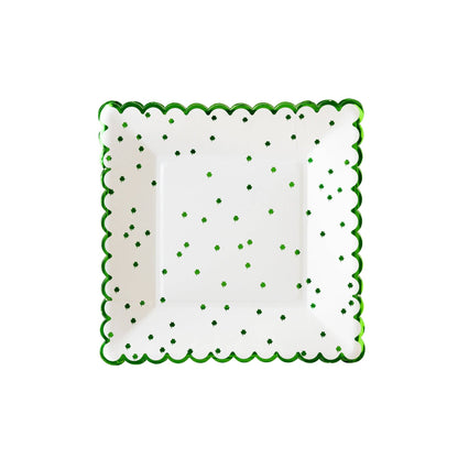 Little Shamrocks Paper Plate