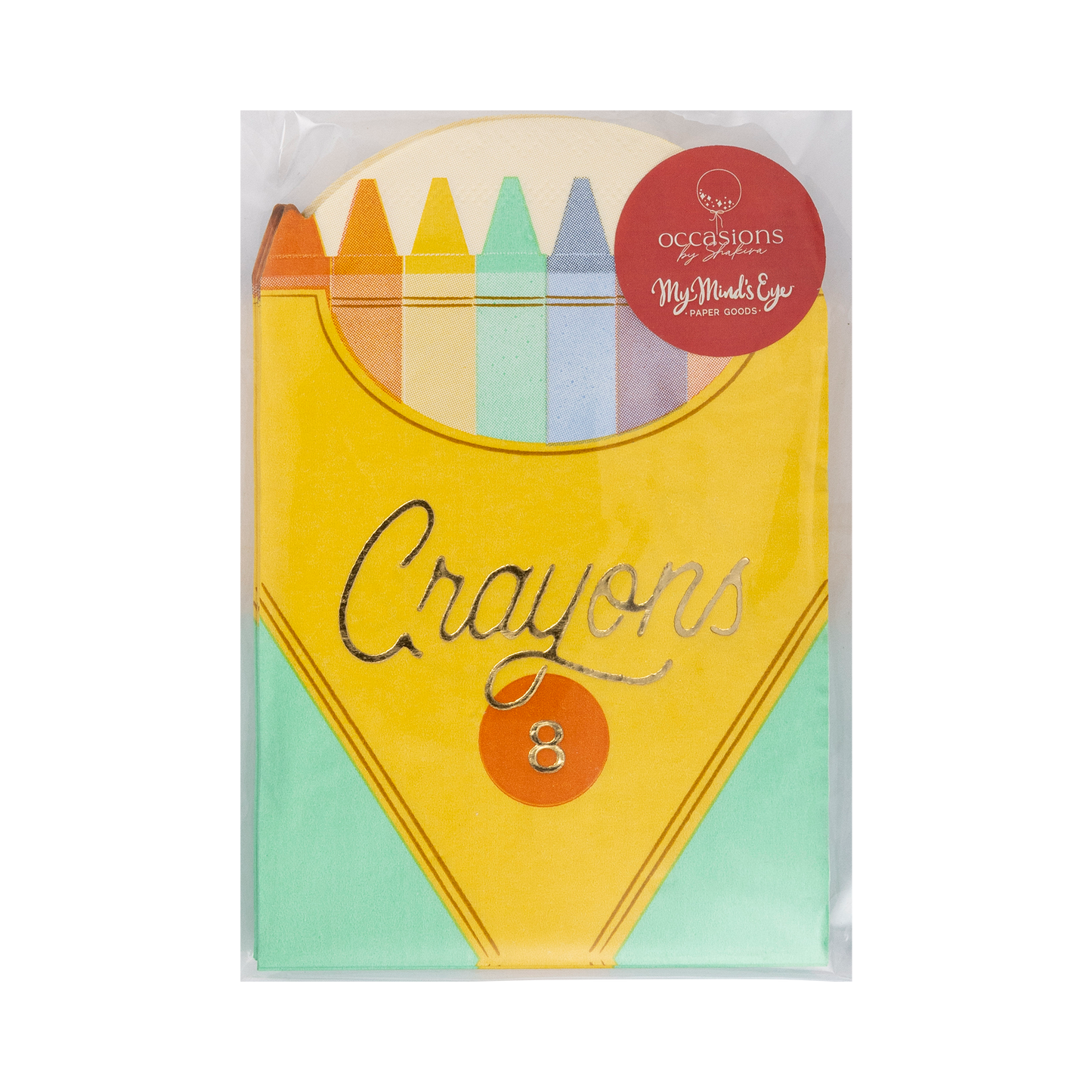 Crayon Box Napkin - Occasions By Shakira