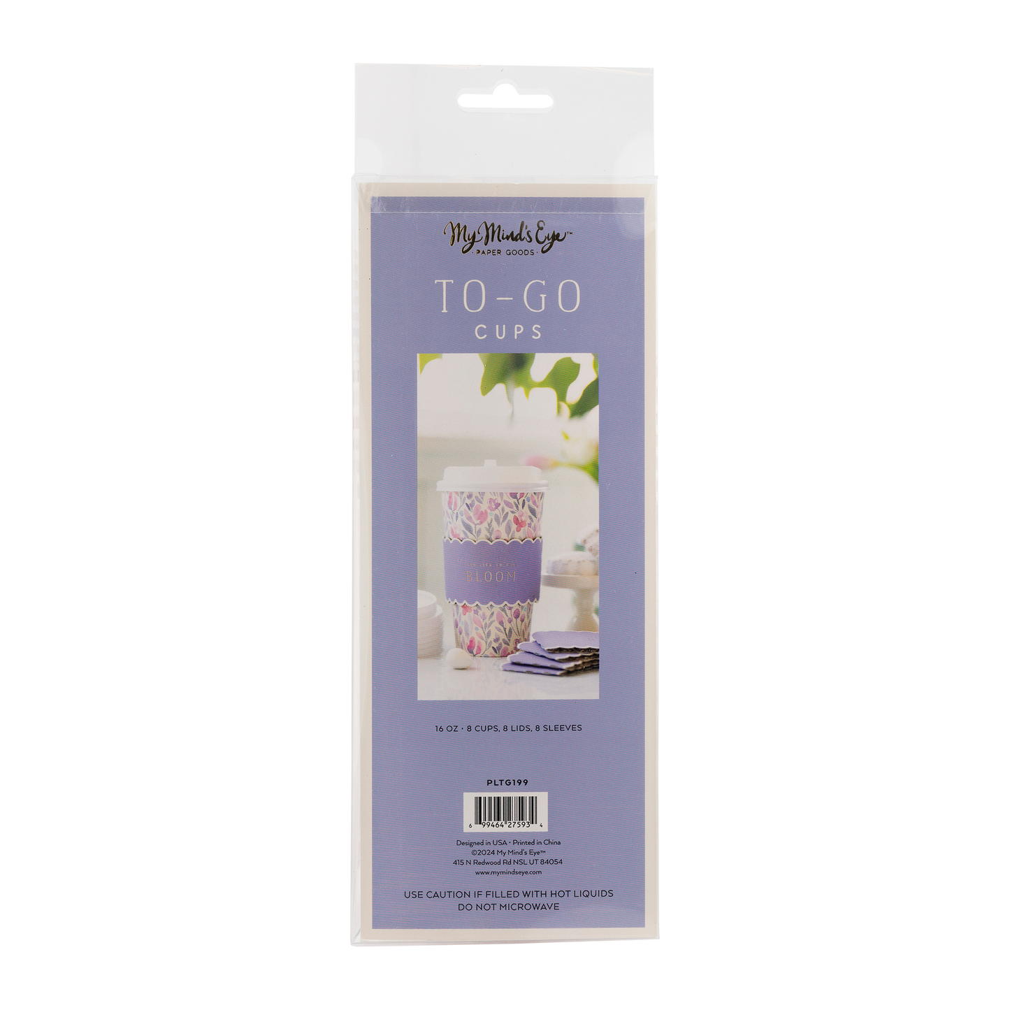 Watercolor Floral To-Go Cup