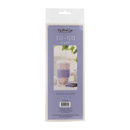 Watercolor Floral To-Go Cup