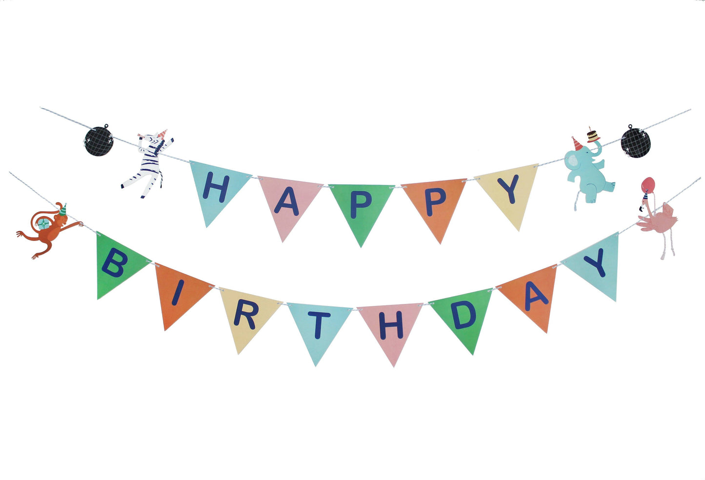 Party Animals - Happy Birthday Banner