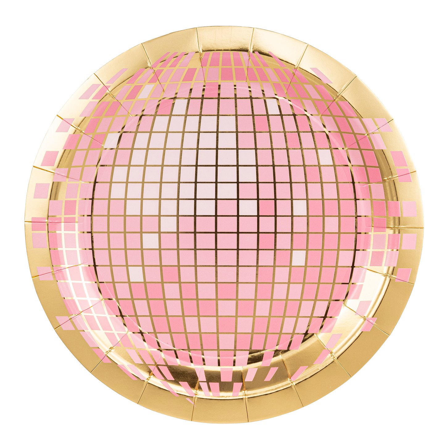 Disco Ball Paper Plate