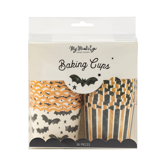 Watercolor Bats 5 oz Baking Cups (36 ct)