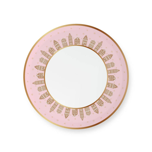 PINK GINGERBREAD SMALL PLATES