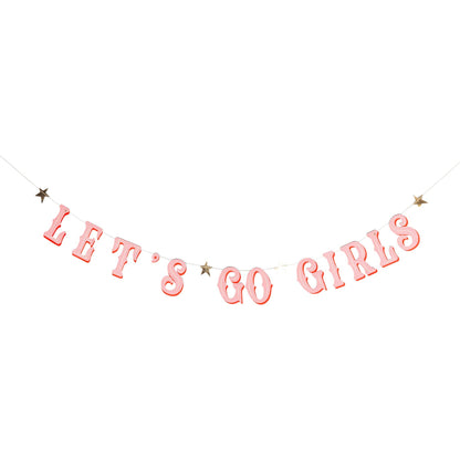 Let's Go Girls Banner Set