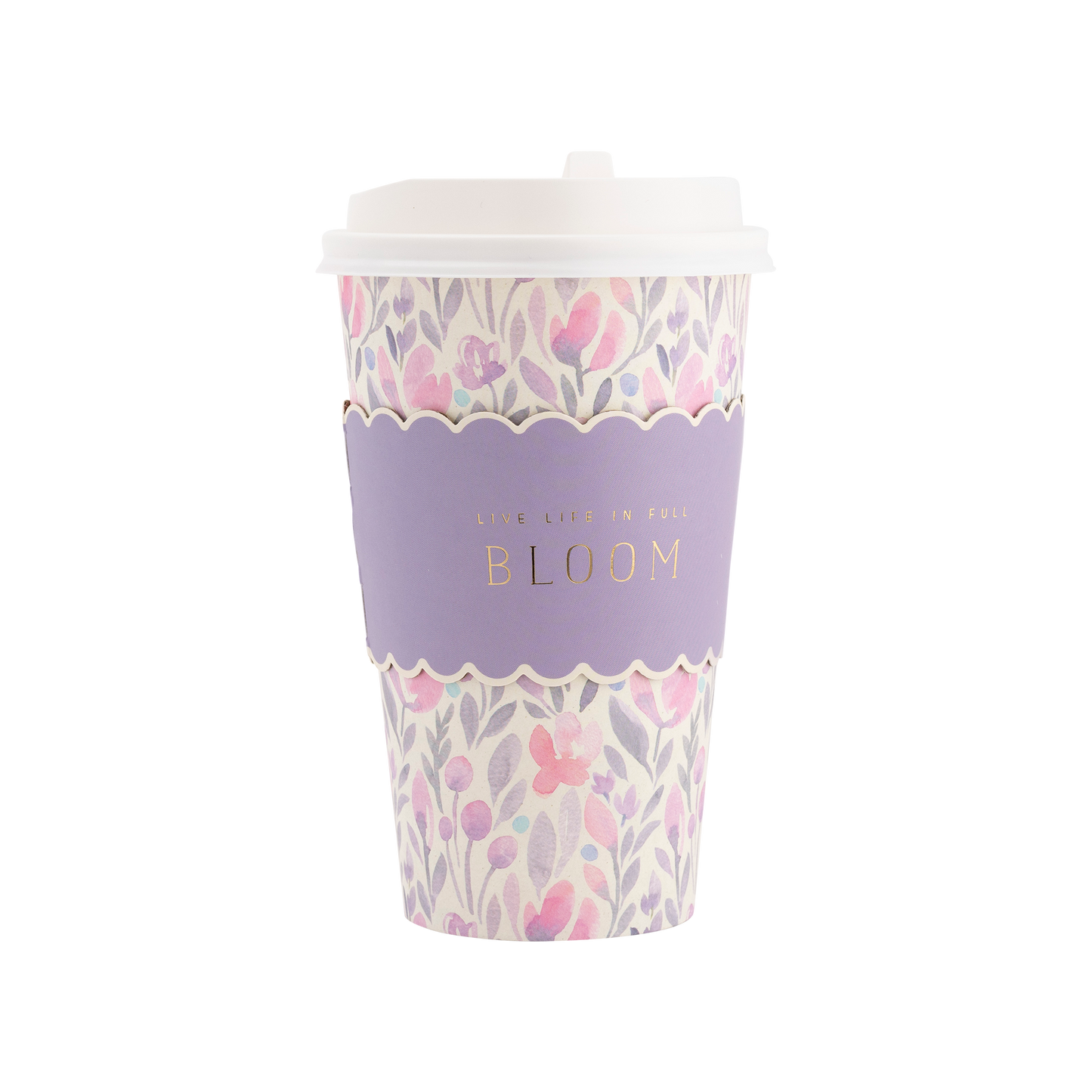 Watercolor Floral To-Go Cup