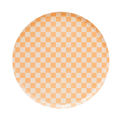 Check It! Dinner Plates - 8 Pk. - Peaches N' Cream