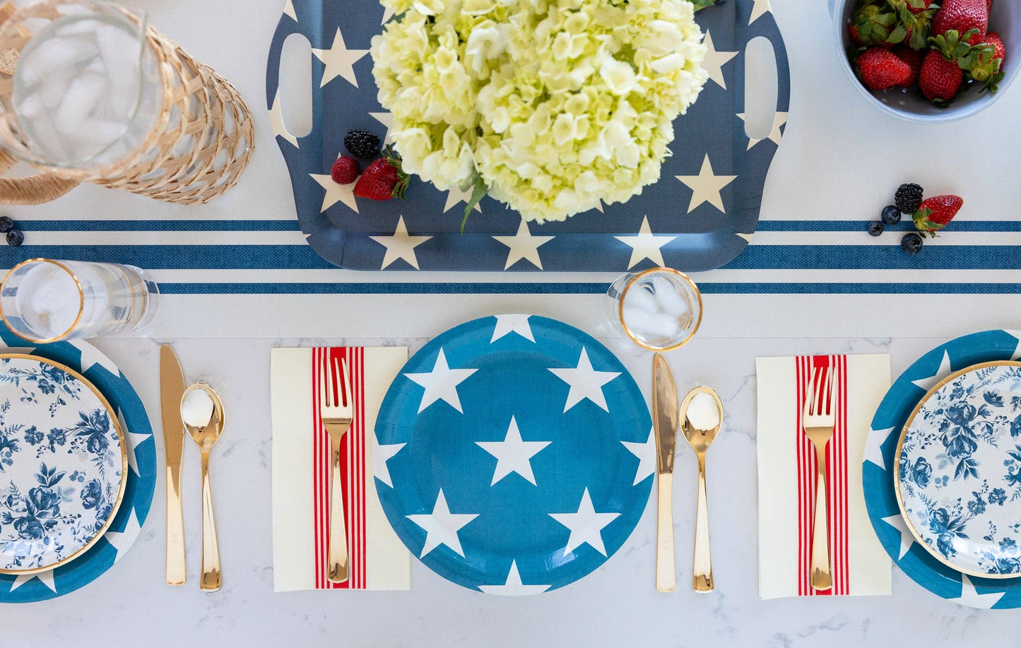 Hamptons Paper Table Runner