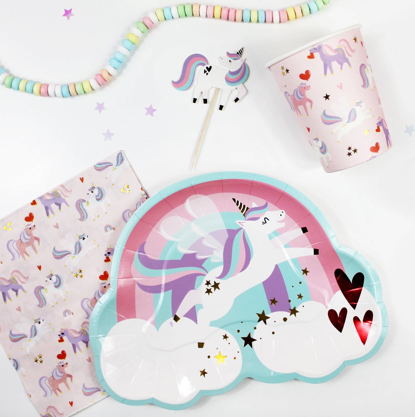 Love is Magical Unicorn Napkins, 24 ct