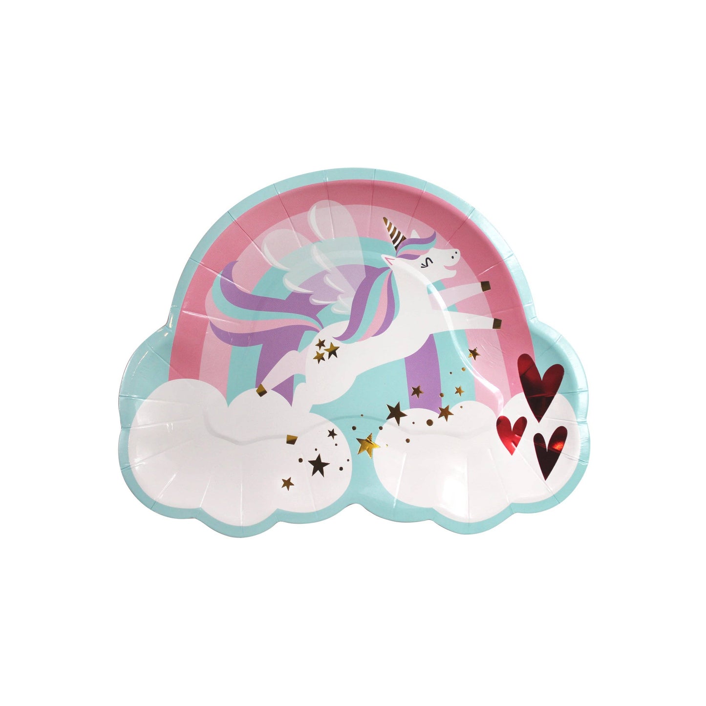 Love is Magical Unicorn Plates, 12 ct