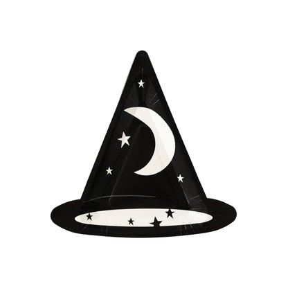 Witching Hour Witches Hat Shaped Plates