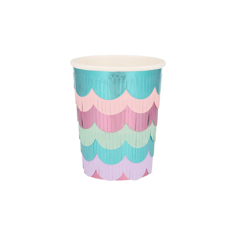 Mermaid Scalloped Fringe
Cups