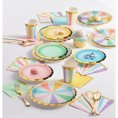 Pastel Celebrations Assorted Dessert Plates