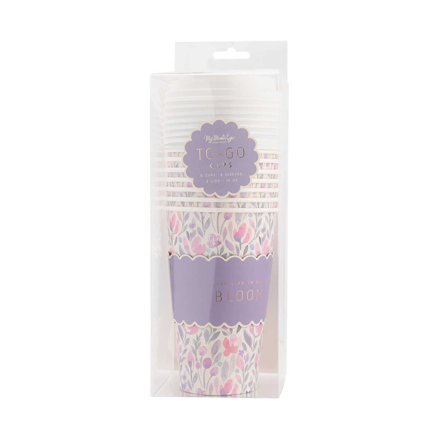 Watercolor Floral To-Go Cup