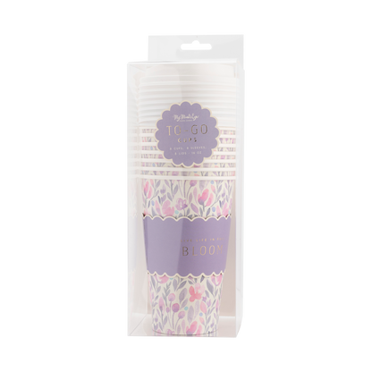 Watercolor Floral To-Go Cup