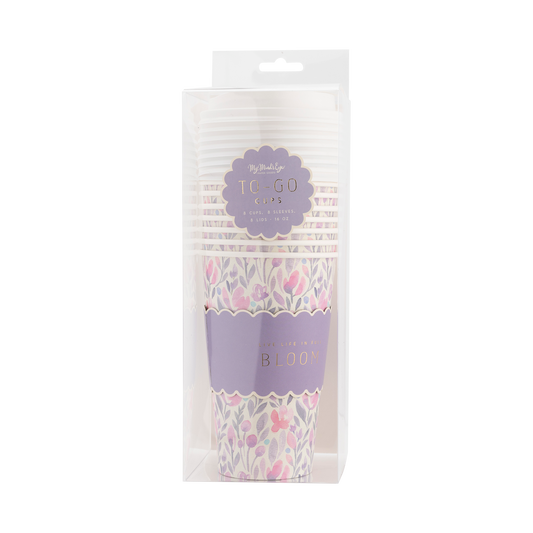 Watercolor Floral To-Go Cup